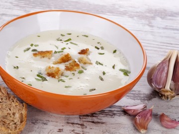 Knoblauch - Cremesuppe