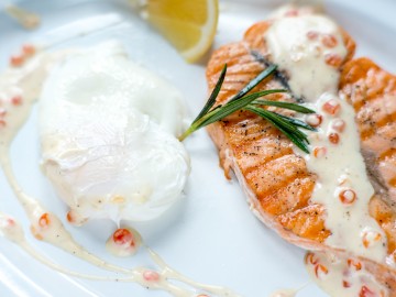 Lachs mit Meerrettichcreme 